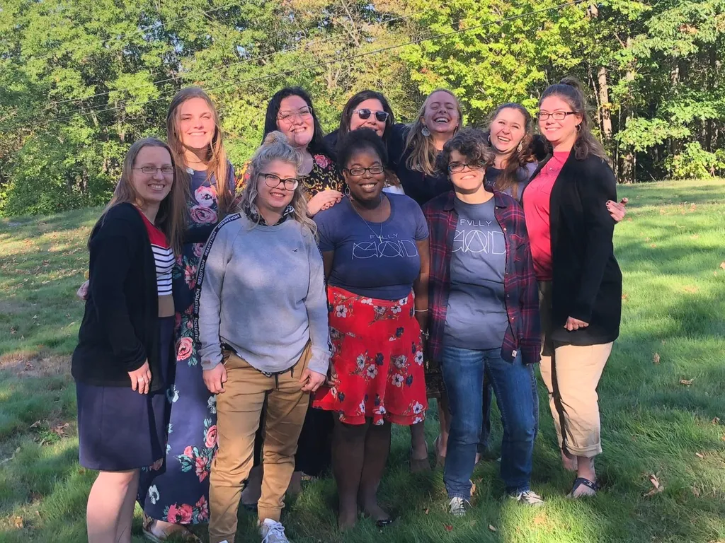 Christina (front, middle) and other Residents and Servant Leaders at our graduation ceremony in September