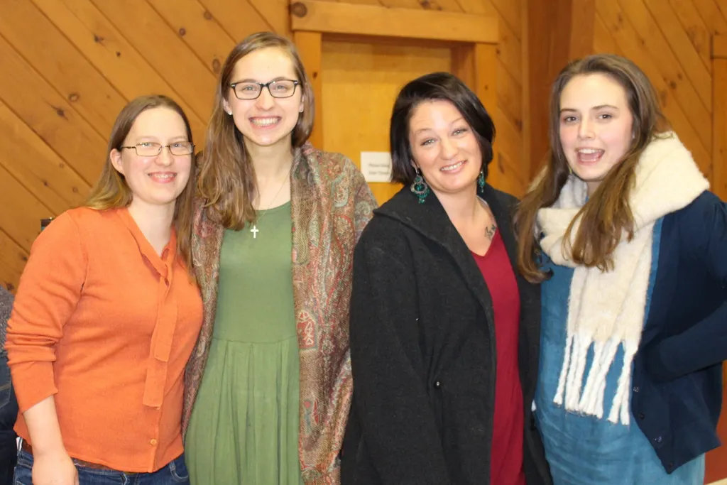 Rebecca (left) and a few other ladies celebrating Resident’s as they graduate. (2020)